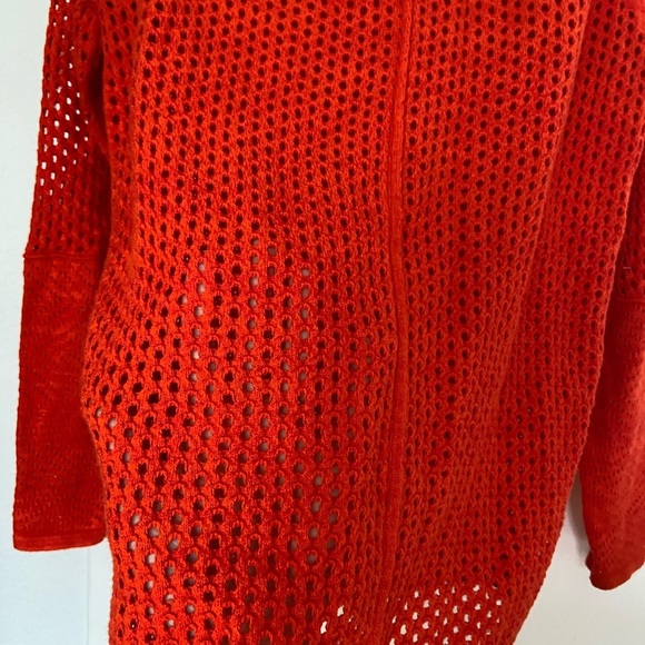 Prana Cedar Orange Pullover Sweater size S - Picture 7 of 11